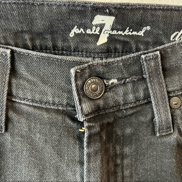 7 for all Mankind black Dojo jeans - Picture 2 of 8